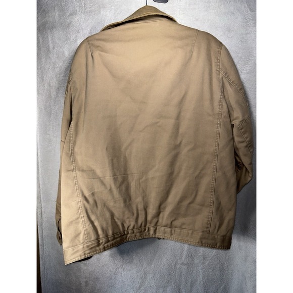 Prague Men's Utility Bomber Jacket  100% Cotton Lined Workwear - Picture 7 of 13